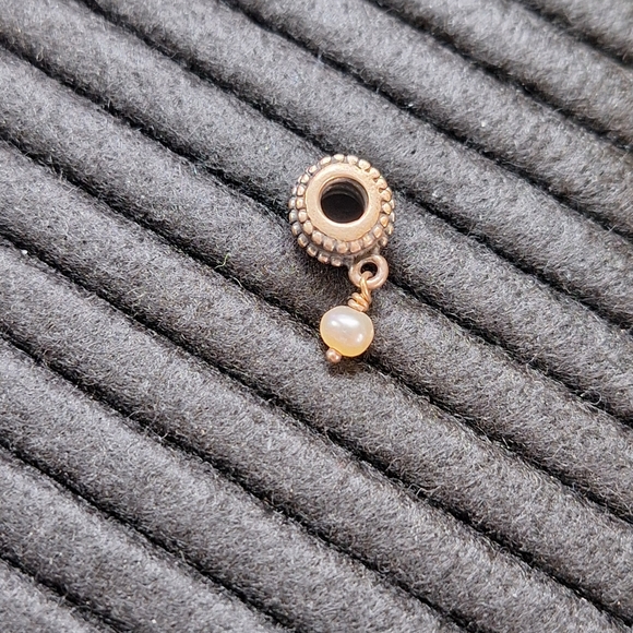Pandora Charm - Pearl Dangle - Picture 2 of 2